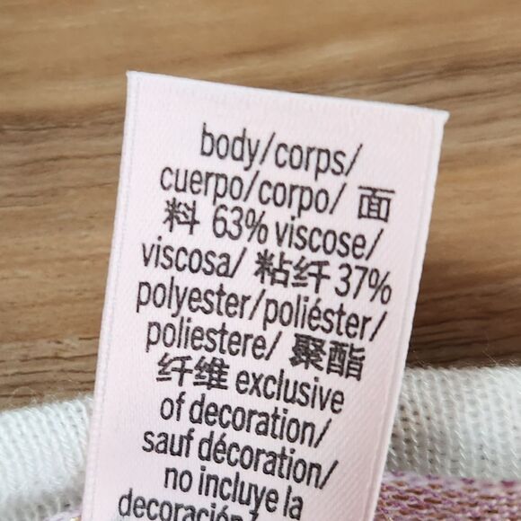 🔸️NWT Victoria's Secret Cream "Bombshell" Burnout Long Sleeve Sweater XLarge - Picture 12 of 12